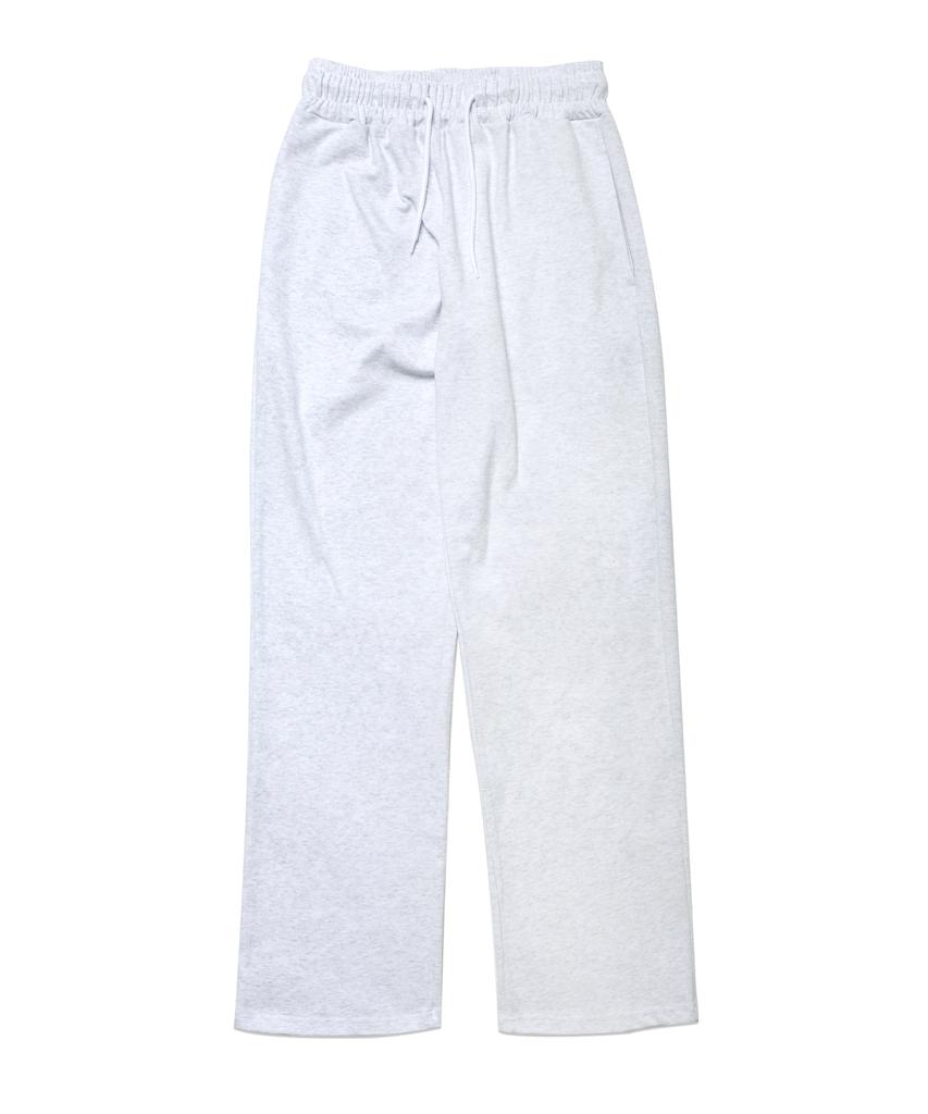Yunieopaeleol Basic Wide Sweatpants White Melange