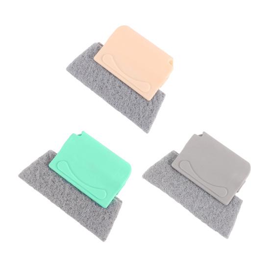 

Yousheng 3 шт. Щетка для чистки оконных пазов Двусторонняя щетка для щелей Эргономичная ручка Щетка для чистки оконных пазов Раздвижной двери 3pcs