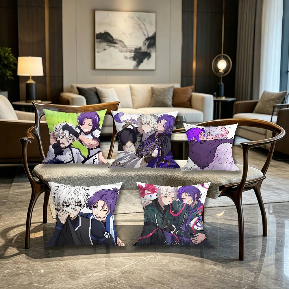 Seishiro Nagi NagiReo Pillow Case Living Room Sofa Cushion Cover Suitable For Home Bedroom Room Decoration