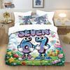 Fun Whimsical Number 67 Digital Printed 3PC Duvet Cover with Pillowcases Novelty Queen King Size Comforter Unique Bedroom Decor