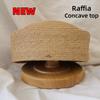 2026 New Natural 100% Raffia Fedoras Berets Hat Women Summer French Retro Dome Top Pillbox Hat Females Vacation Beach Straw Hat