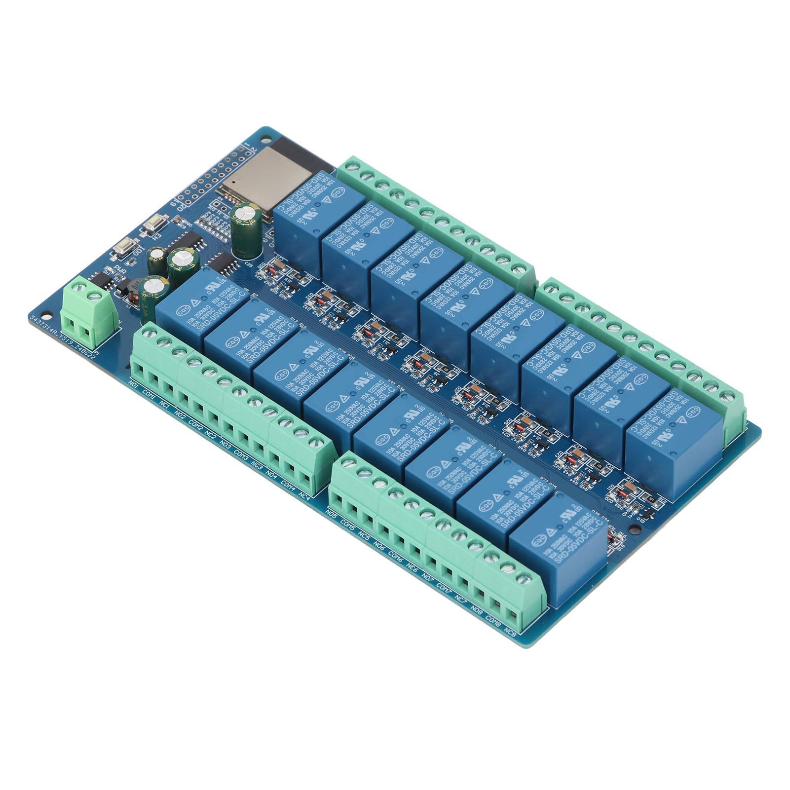 

Relay Module Board 16 Channel for ESP32 WROOM Relay Development Board for Smart Home DC5 12V