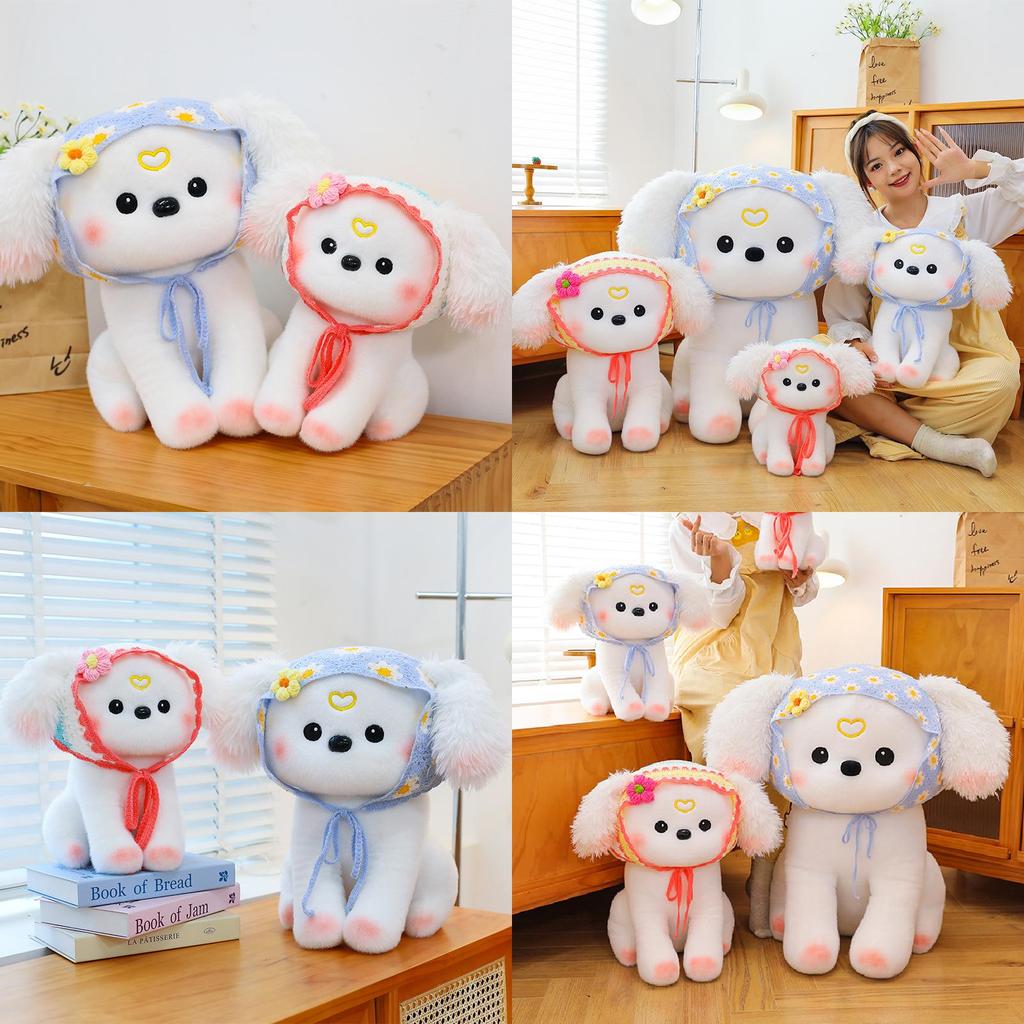Whimsical Soft Plush Dog With Floppy Ears Available In Multiple Sizes For Perfect Cuddly Companion