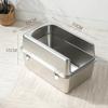 Premium Ultra Extra Large Stainless Steel Self Cleaning Automatic Anti Splash Convertible Durable Odor Control Cat Litter Box