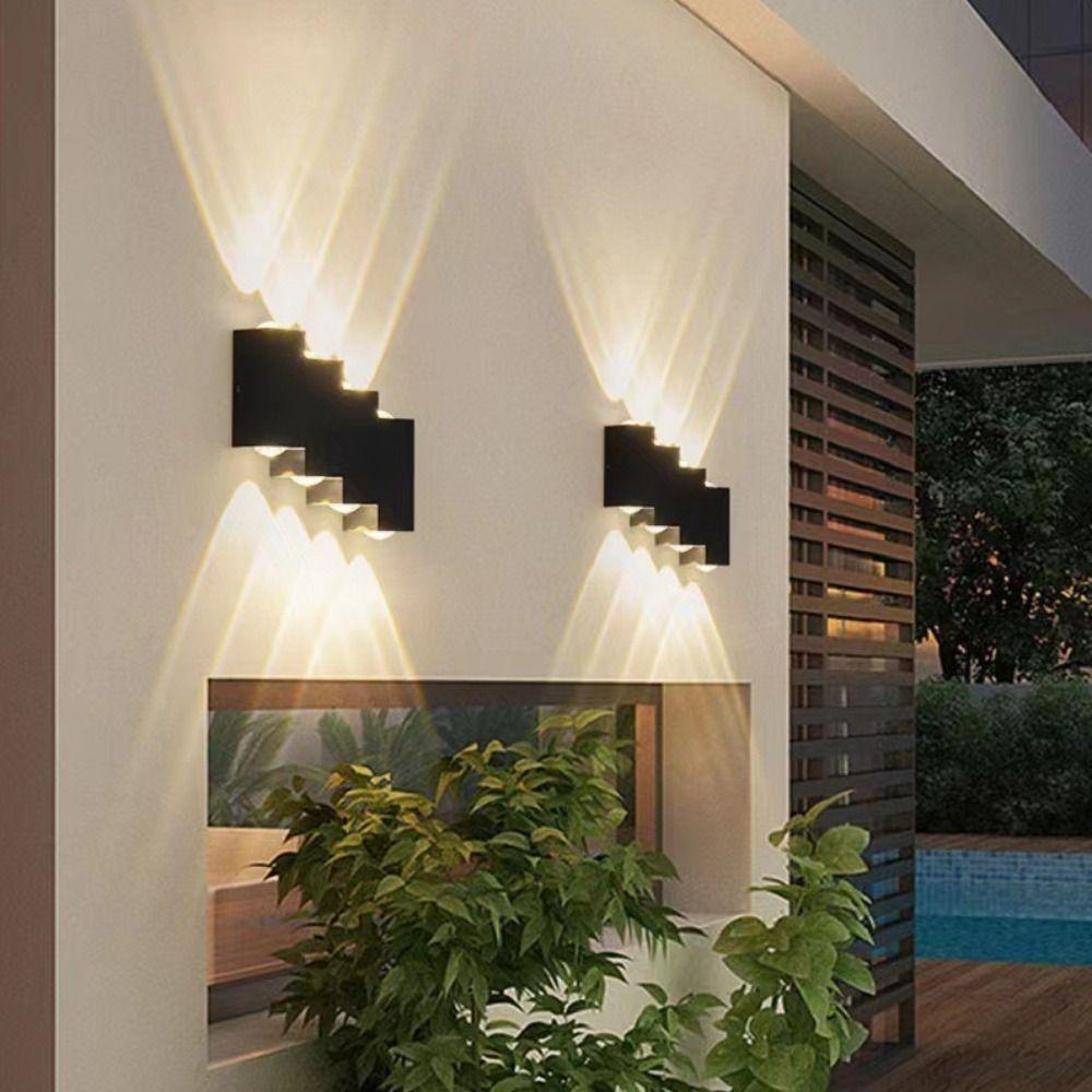Waterproof IP65 LED Wall Lamp Aluminum Patio Wall Lights Outdoor Wall Lamp Exterior Wall Mount