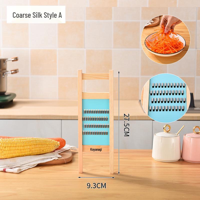 Verstellbare Massivholzreibe & Hobel für Kartoffeln und Radieschen