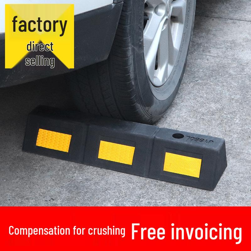Rubber and Plastic Wheel Stopper for Parking Spaces