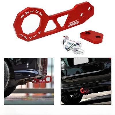 JDM Style Racing Rear Tow Hook Aluminum Alloy Rear Tow Hook for Honda Civic Fit Jazz Gk5