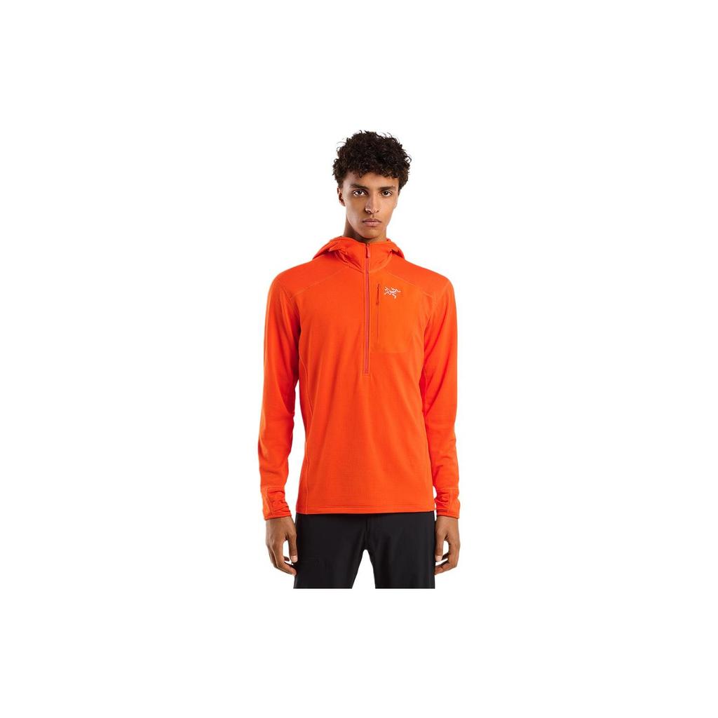 Arcteryx Delta 1/2 Zip Hoody Logo Print Fleece Jacket Men Jackets 29664