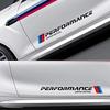 2PCS Car Door Sticker Decal for BMW M3 M5 X1 X3 X5 X6 E36 E39 E46 E30 E60 E92 Series (Black)