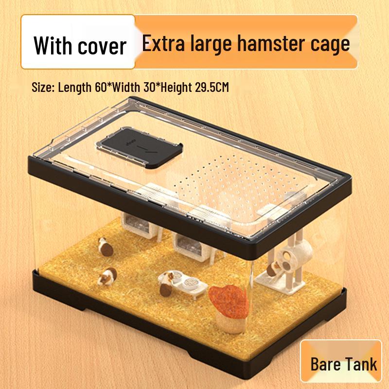 Large Acrylic Hamster & Chinchilla Cage Villa Breeding Box