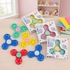 Toys Hot Selling Unisex Push Bubble Finger Spinner Silicone ABS Plastic Fidget Toys Novelty Custom Stress Relief Squeeze Toys