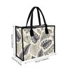 Boho Tropical Leaf Print Tote Bag Aesthetic Daily Carry Bag for Ladies