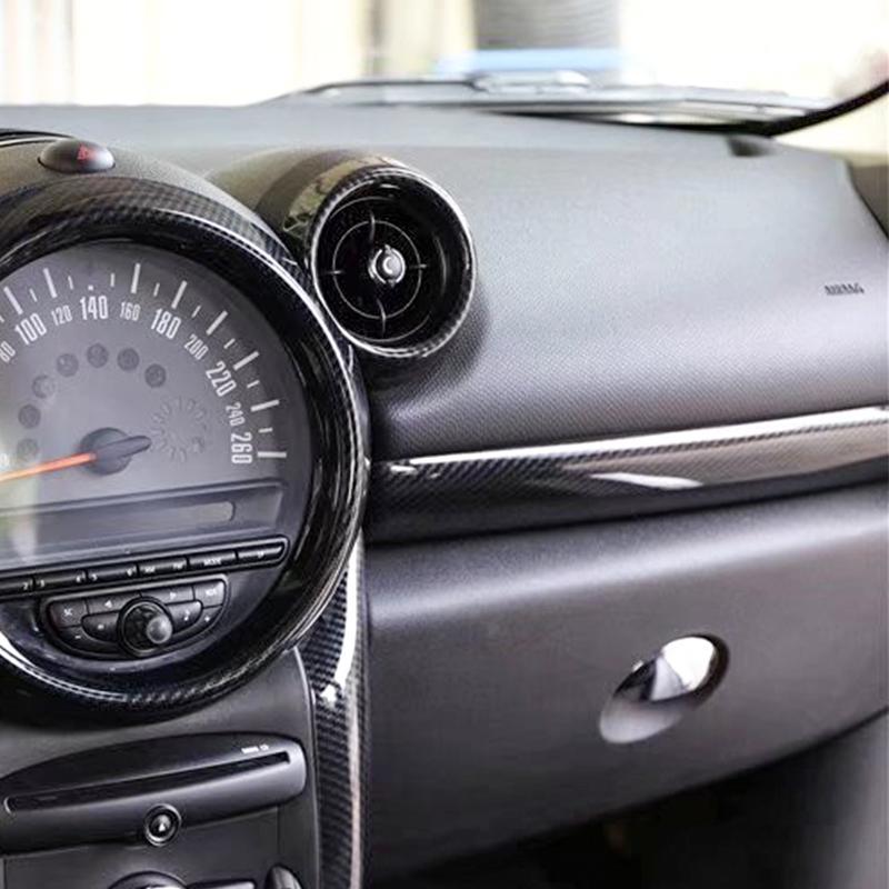 3 Pcs For MINI ONE Cooper S JCW R60 Countryman R61 Car Dashboard Decorative Protection Strip Interior Modification