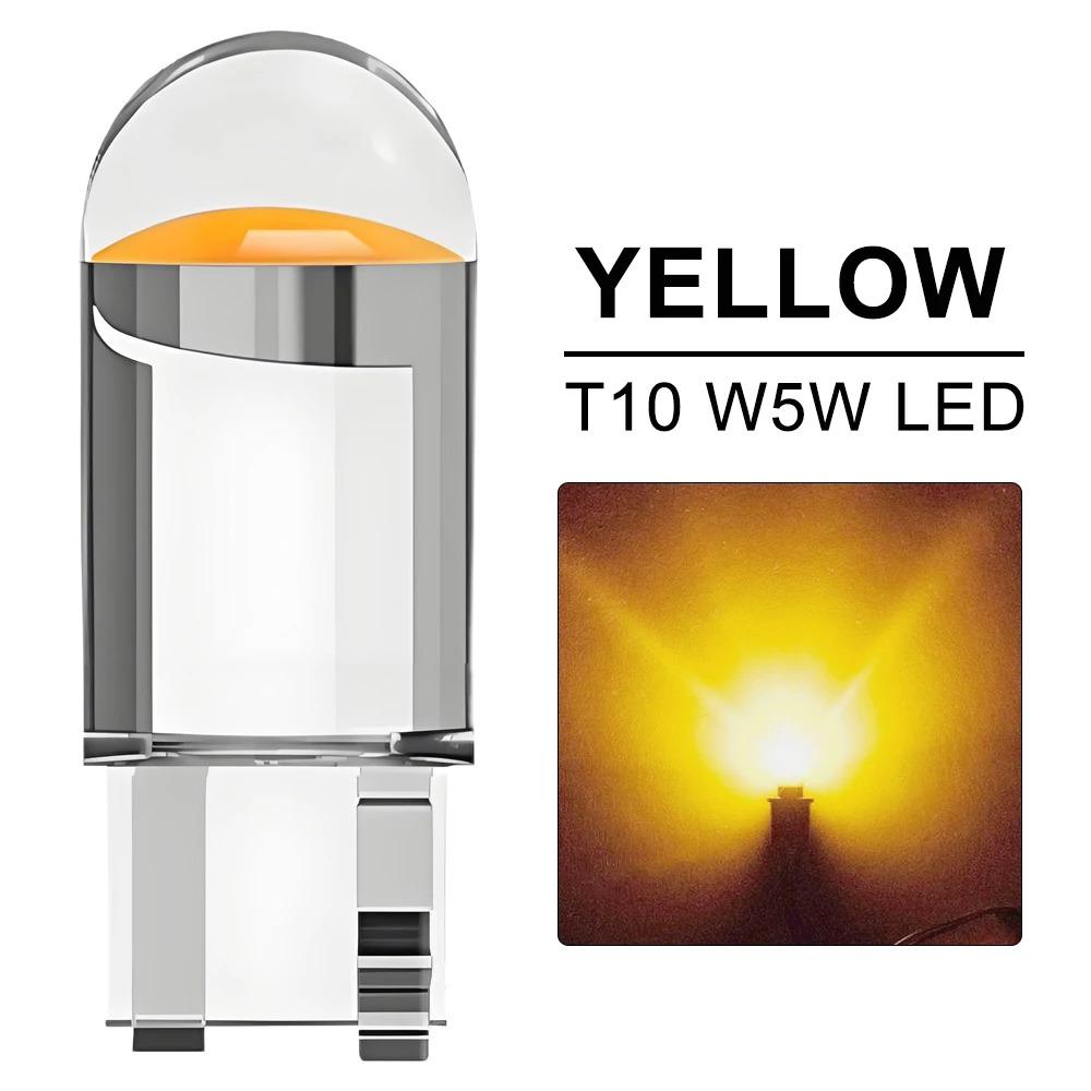 T10 W5W Positionslicht 12V Kennzeichenbeleuchtung Cob Hohe Helligkeit Integriertes Leselicht Motorrad Auto Licht Rücklicht Glühbirne Modifikation LED