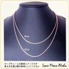 Hawaiian Jewelry Necklace Pendant Plumeria with Zirconia Heart Pink Gold Coating Jewelry [LocoMocoAloha] [Genuine]
