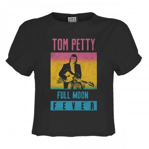 Amplified Womens/Ladies Full Moon Fever Tom Petty & The Heartbreakers Crop Top