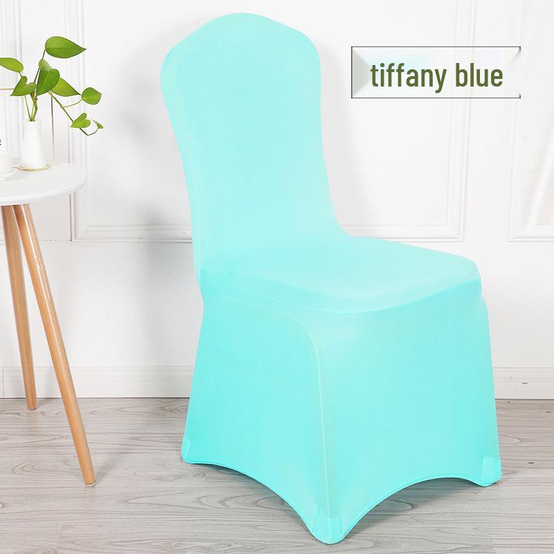 Stretchable Red and White Universal Chair Cover for Weddings, Banquets, Hotels