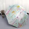 1pc Cinnamoroll Festival Umbrella - Automatic Opening/Closing, Portable 3-Fold Design, 8-Bone Iron Frame, Outdoor Umbrella, Perfect Gift for Fans, Tra