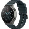 22mm Universal Silicone Strap, Dark Green