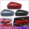 Auto Rearview Mirror Cover Cap For Mazda 2 Demio 2017-2026 Wing Side Mirror Shell Housing Case High Quality Painted