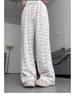 2025 Petite Floral Women’s Sporty Wide-Leg Pants: Versatile, Loose-Fit Summer Casuals