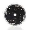 Diamond Turbo Blade 8mm Segment Saw Blade for Wet and Z-LEAP Granite, Tile, Concrete, Brick, Dry, 7-Inch