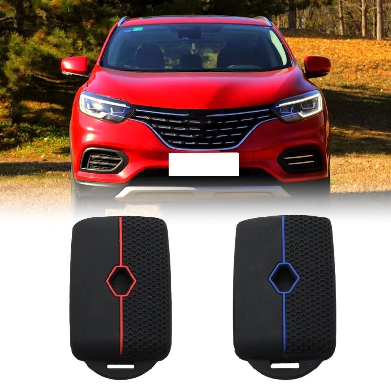 Reinforced Silicone Key Holder Honeycomb Texture Anti Drop Grip For Select Models Car Key Rubber Cover