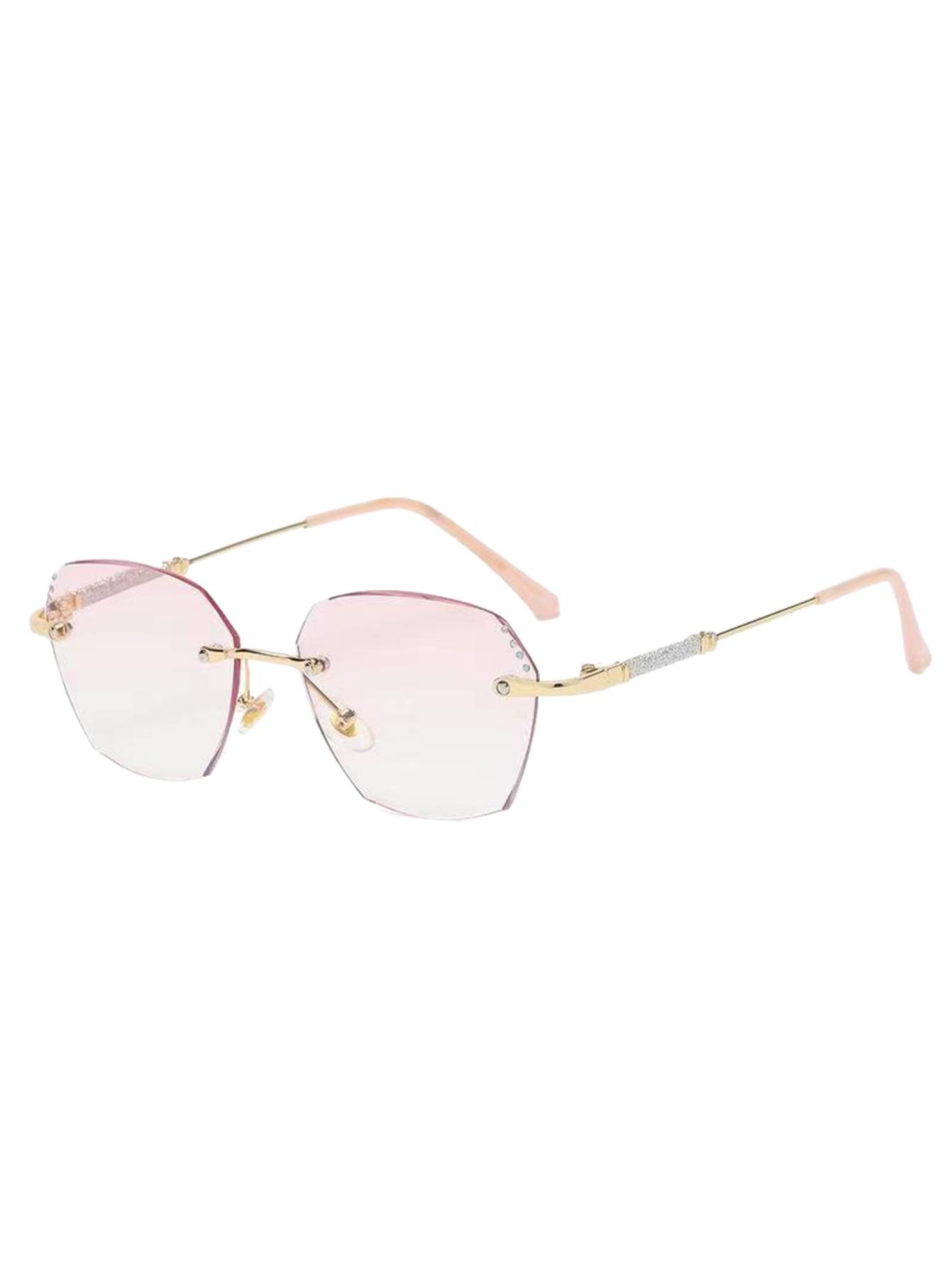 

Durable High Quality Diamond trimmed diamond rimless reading glasses elegant and fashionable womens reading glasses 1