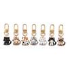 1PC Mini Key Charms Gifts Key Rings Chic Cartoon Pendant Women's Fashion Cat Keychain Cute Multiple Options Available