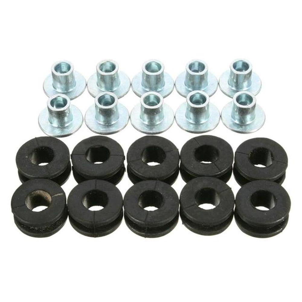 Assortment Fastener Fairing Bolt Motorcycle Rubber Grommets M6 Grommets Pressure Relief Cushion