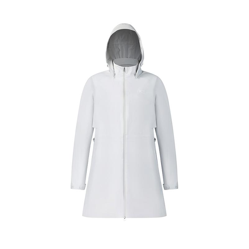 

FILA Leisure Hooded Mid-Length Woven Jacket Women Jackets Semi-Transparent-Curtain-Gray A11W515713FGY XL