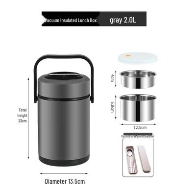 304 Edelstahl Vakuumisolierte Lunchbox