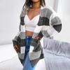 Women Open Front Long Knit Cardigan Sweater