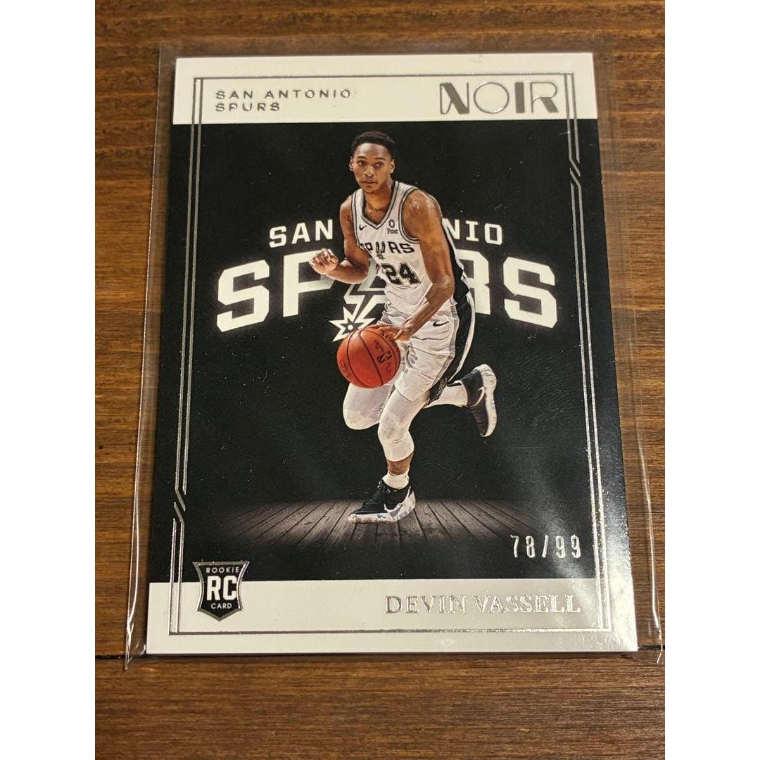 Used NBA Card Devin Vassell 2020-21 Noir RC