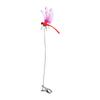 8pcs Dragonfly Clamps Dragonfly Stakes Deer Horse Fly Deterrent Bird Fly Scare Devices for Indoor Outdoor Garden Red