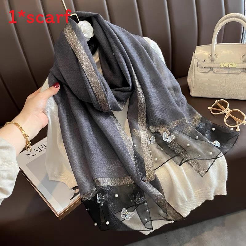 Foulard in Seta Ispirato alle Farfalle con Stile Elegante per Accessori Moda Primavera Estate