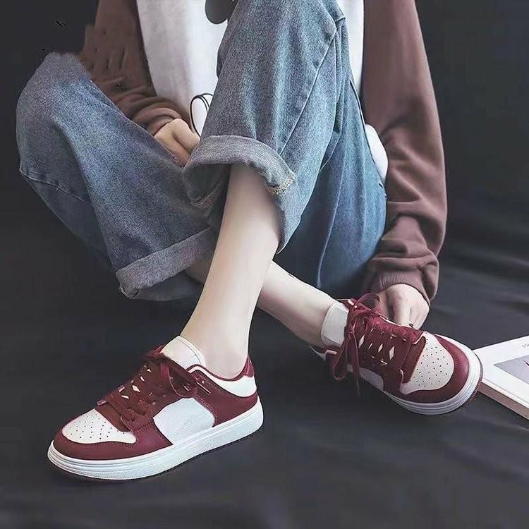 Ugly cute platform white shoes women's muffin new niche fashion versatile leather surface student board shoes