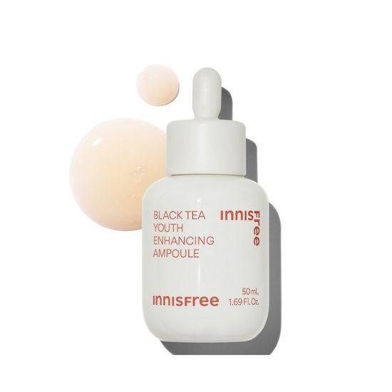 Innisfree Black Tea Youth Enhancing Ampoule Anti-Aging & Hydrating Treatment 50ml