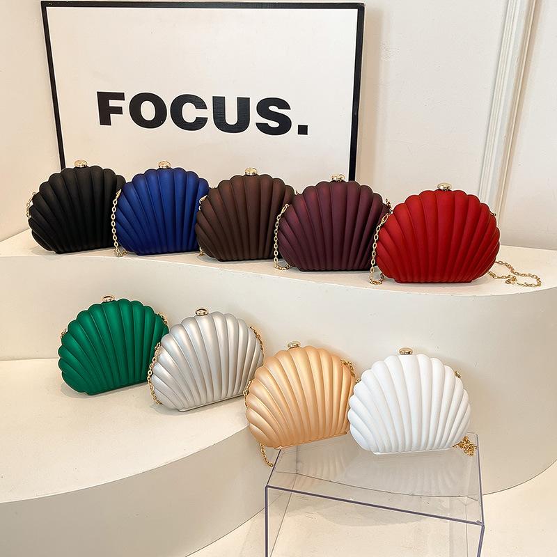 Bags Women's Bag 2025 New European and American Candy Color Dinner Bag Fashionable Personality Shoulder Acrylic Shell Bag