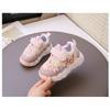 Girls sports shoes new spring and summer children's shoes girls fashion mesh breathable casual shoes embroidery flowers