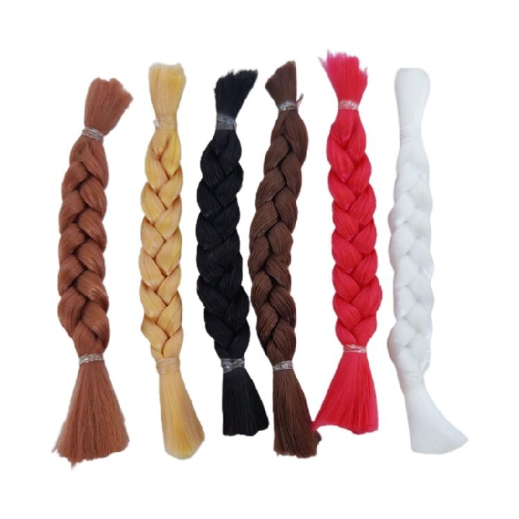 Doll Wigs Ponytail Braid Doll Wigs Blonde DIY Doll Hair Doll Wigs Braids Hair Chain