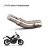 CFMOTO NK400/NK650 Stainless Steel Silencer Exhaust Pipe with Backpressure Drum.