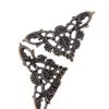 Practical Antique Zinc Alloy Lace Hollow Corner Brass Jewelry Chest Wood Box Case Protector