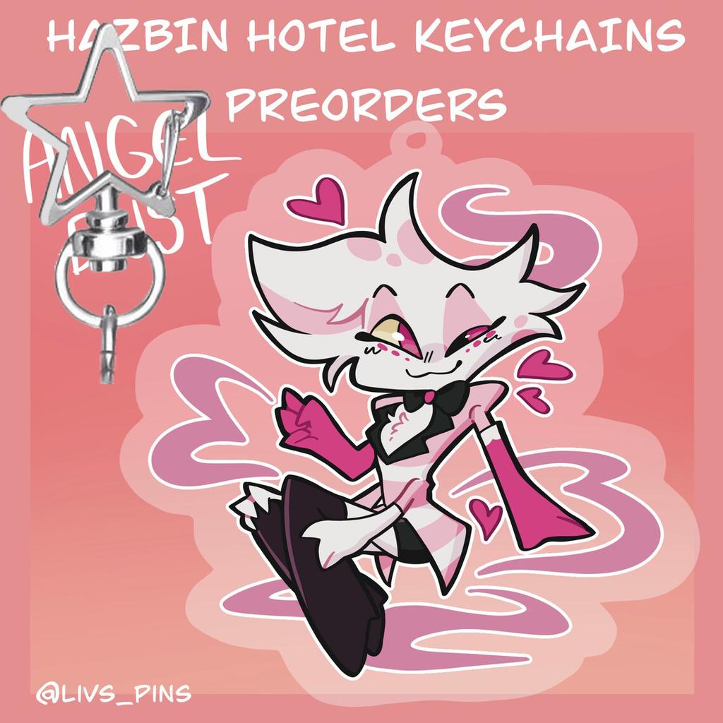 5cm Personaggi Hazbin Hotel Ciondolo Acrilico Decorativo Creativo Alastor Charlie Vaggie Personaggi Ad Portachiavi Portachiavi Regalo