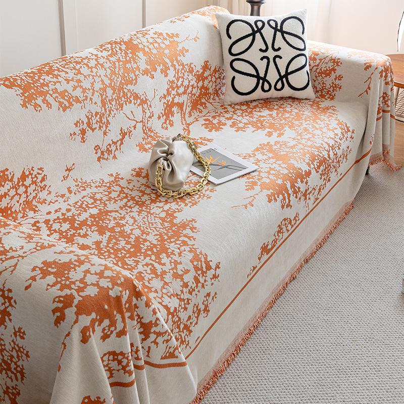 Chenille Jacquard Sofa Towel Four Seasons Universal Anti-Scratching Sofa Cover Cloth Whole All Wrapped Cover Cover Full-Cover Sofa Cushion