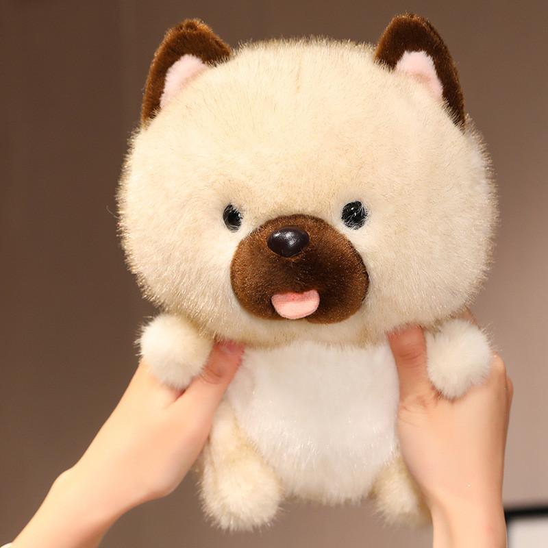 Cute Dog Plush Toy With Pp Cotton Filling For Kids Gift And Collectible Decor