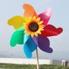 Toys Layout Pinwheels Toys Plastic Wind Spinners Colorful Sunflower Windmills DIY Wind Spinners