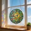 Colorful Acrylic Puzzle Sun Catcher Window Decoration With Metal Chain For Home Gift DIY Art Craft Hanging Sun Catcher Signs