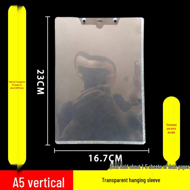 Durable Translucent Multi-Size Document Sleeve & Organizer